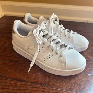 adidas Originals White Minimalist Sneakers